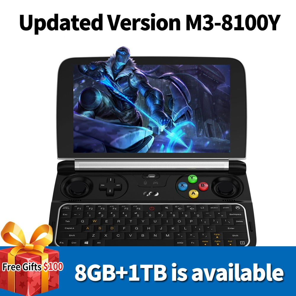 New GPD Win 2 WIN2 Intel Core m3-8100y Quad core 6