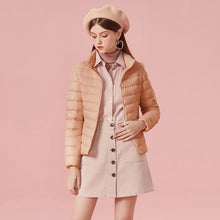 Load image into Gallery viewer, SEMIR 2019 Down Winter Jacket Women Cotton Short Jackets New Down Padded Hooded Warm Autumn Slim Coat Female Casual Tops
