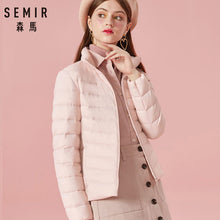 Load image into Gallery viewer, SEMIR 2019 Down Winter Jacket Women Cotton Short Jackets New Down Padded Hooded Warm Autumn Slim Coat Female Casual Tops
