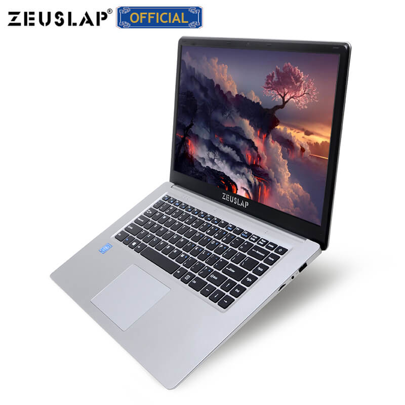 ZEUSLAP 15.6inch Intel Celeron Core CPU 4GB RAM+64GB eMMC Windows10 Dual Band Wifi 1920*1080P Netbook Laptop Notebook Computer