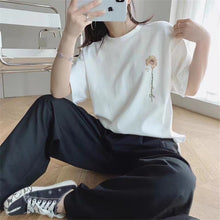 Load image into Gallery viewer, Oversized jacquemus embroidery T shirts Men Women 1:1 Best Quality Casaul Top Tee jacquemus T-Shirts
