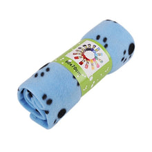 Load image into Gallery viewer, Pet Puppy Dog Cat Mats Blanket Cute Floral Paw Beds Puppy Double-sided Kennel Mat For Couch Car Backseat
