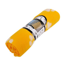 Load image into Gallery viewer, Pet Puppy Dog Cat Mats Blanket Cute Floral Paw Beds Puppy Double-sided Kennel Mat For Couch Car Backseat
