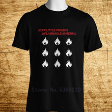 Load image into Gallery viewer, New Stiff Little Fingers Inflammable Material Men&#39;s Black Tshirt Size S-5XL T-Shirts Fashion Summer Personality O-Neck Tee Shirt
