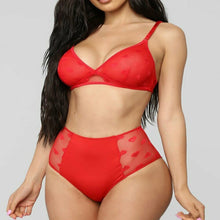 Load image into Gallery viewer, 2 pièces Bikini Couvrir Beachwer Femmes Sexy Nuisette En Dentelle Sous-Vêtements Vêtements De Nuit Vêtements De Nuit String Ensemble NOUVEAU
